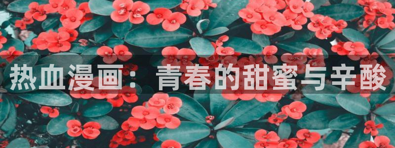 漫蛙pro：热血漫画：青春的甜蜜与辛酸
