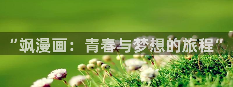 漫蛙三：“飒漫画：青春与梦想的旅程”